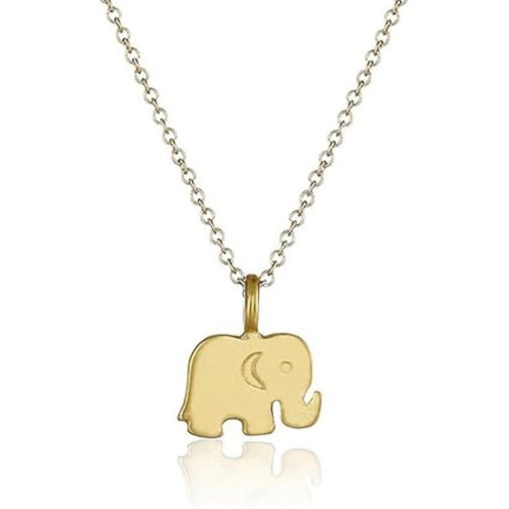 Good luck elephant necklace with message card NWT - Picture 2 of 2